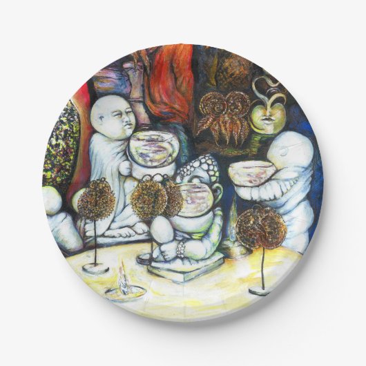 Unbeeindruckt von Challenge Pappteller (Vorderseite)