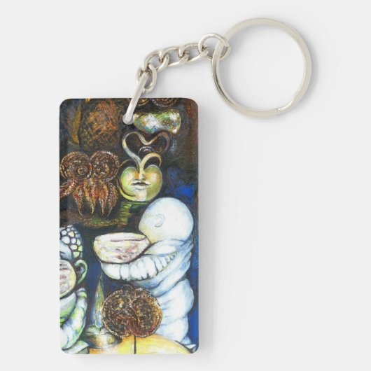 Unbeeindruckt von Challenge Schlüsselanhänger (Rückseite)