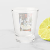 Unbeeindruckt von Challenge Schnapsglas (Rückseite)