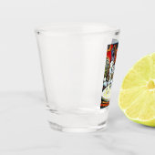 Unbeeindruckt von Challenge Schnapsglas (Links)