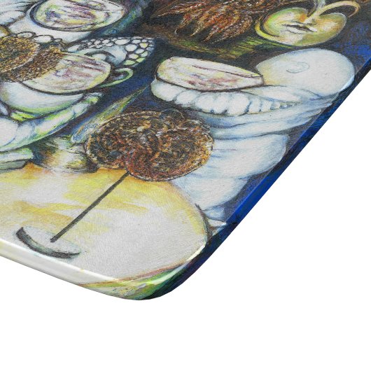 Unbeeindruckt von Challenge Schneidebrett (Ecke)