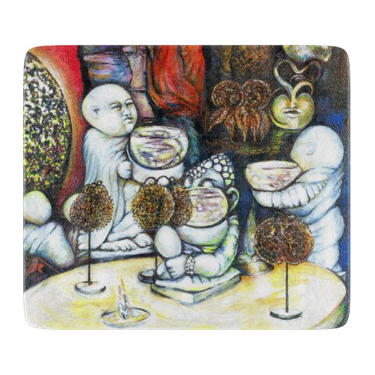 Unbeeindruckt von Challenge Schneidebrett (Vorderseite)