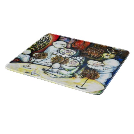 Unbeeindruckt von Challenge Schneidebrett (Ecke)