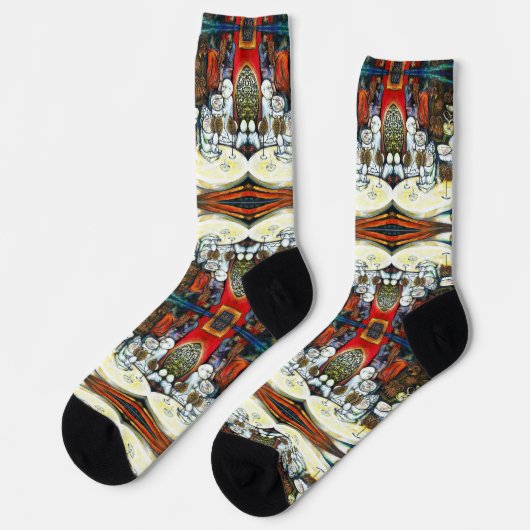 Unbeeindruckt von Challenge Socken (Linkes Detail)