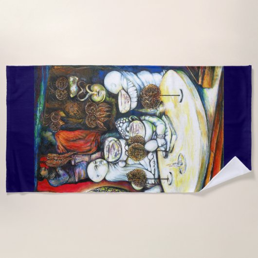 Unbeeindruckt von Challenge Strandtuch (Vorderseite)