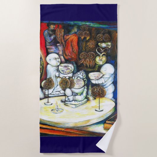 Unbeeindruckt von Challenge Strandtuch (Vorderseite)