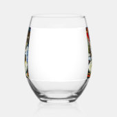 Unbeeindruckt von Challenge Weinglas Ohne Stiel (Links)