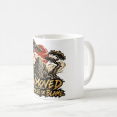 Unbeeindruckt von Lob oder Tadel Dhammapada Kaffeetasse (VorderseiteRechts)