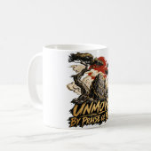 Unbeeindruckt von Lob oder Tadel Dhammapada Kaffeetasse (Vorderseite Links)