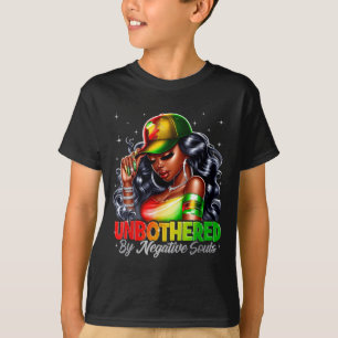 Unbeeindruckt von negativen Seelen Schwarze Frau S T-Shirt