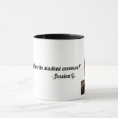 Unbeeindruckte Jess Quote-Tasse Tasse (Zentrum)