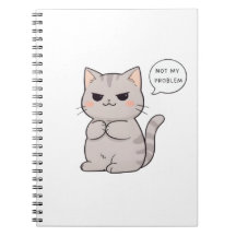 Unbeeindruckte Katze "Nicht Mein Problem" Lustiges