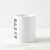 Unbeeindruckte Krone Relatable Chibi Grafikillustr Kaffeetasse (Mittel)