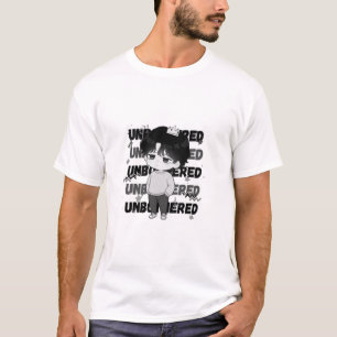 Unbeeindruckte Krone Relatable Chibi Grafikillustr T-Shirt