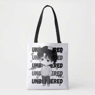 Unbeeindruckte Krone Relatable Chibi Grafikillustr Tasche