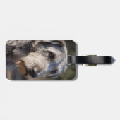 "Unbeeindruckte Majestät: Der stoische Blick der W Gepäckanhänger (Rückseite horizontal)