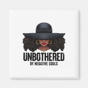 Unbeeindruckte Sy Black Queen Afroamerikanische Da Magnet