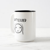 Unbeeindruckte Tasse (Vorderseite Links)