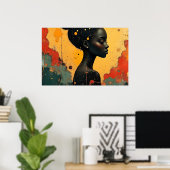 Unbeeindruckte Wandkunst Poster (Heimbüro)