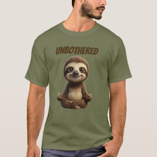 Unbeeindruckter Chill-Faultier T-Shirt