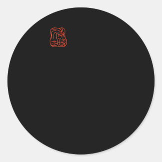 Unbeeindruckter Frosch Japanischer Toto von Matsum Runder Aufkleber