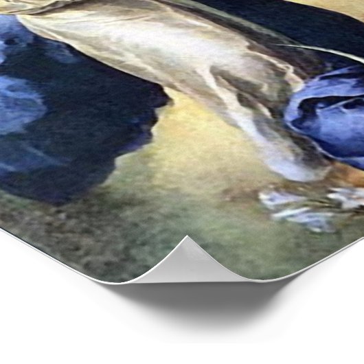 Unbefleckte Conception Jungfrau Mary 01A Poster (Ecke)