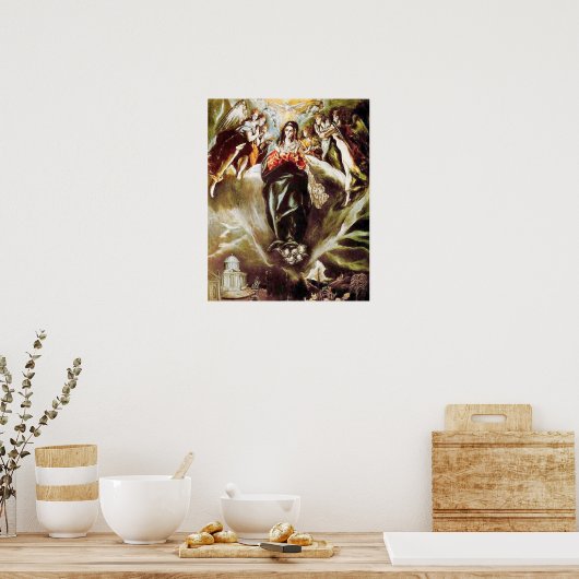 Unbefleckte Conception Jungfrau Mary Annahme 09 Poster (Küche)