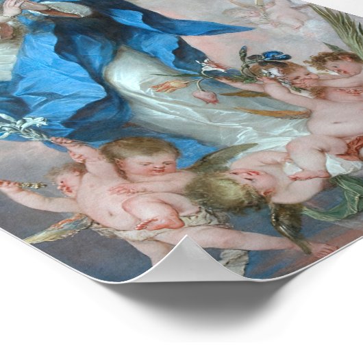 Unbefleckte Empfängnis Annahme Jungfrau Antolinez Poster (Ecke)