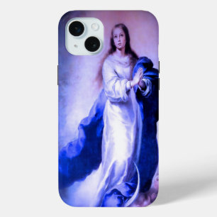 Unbefleckte Empfängnis blau Case-Mate iPhone Hülle