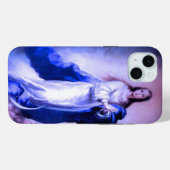 Unbefleckte Empfängnis blau Case-Mate iPhone Hülle (Rückseite (Horizontal))