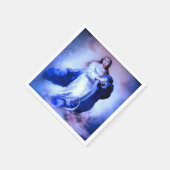 Unbefleckte Empfängnis blau Serviette (Ecke)