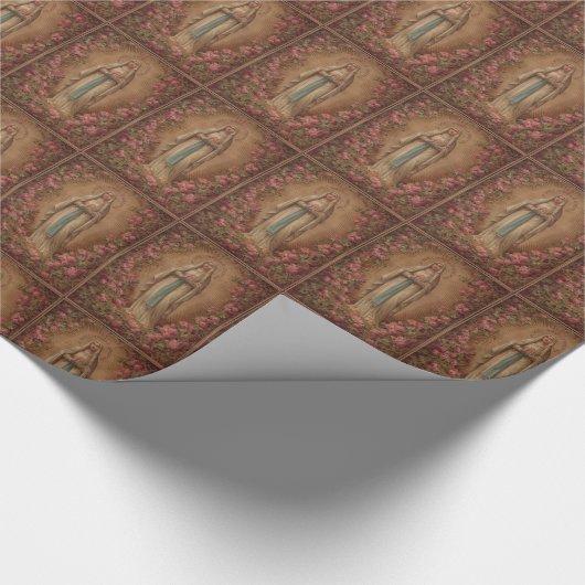 Unbefleckte Empfängnis Geschenkpapier (Ecke)