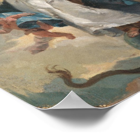Unbefleckte Empfängnis - Giovanni Battista Tiep Poster (Ecke)