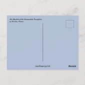 Unbefleckte Empfängnis in Lourdes, Frankreich Postkarte (Rückseite)