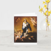 Unbefleckte Empfängnis Karte (Gelbe Blume)