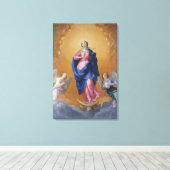 Unbefleckte Empfängnis Leinwanddruck (Insitu (Holzboden))