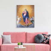 Unbefleckte Empfängnis Leinwanddruck (Insitu (Wohnzimmer))