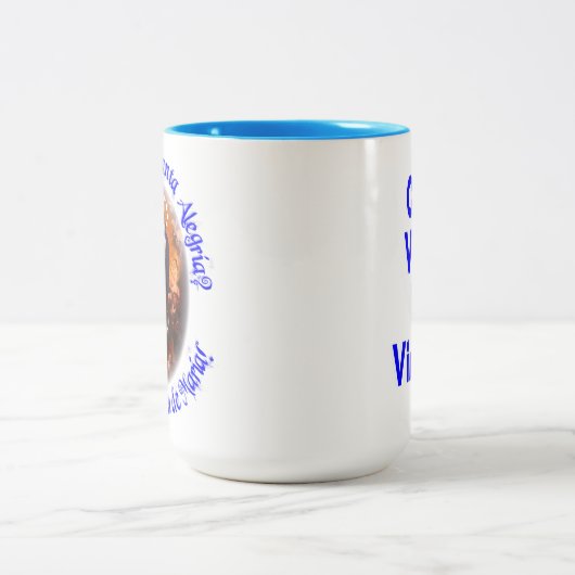 Unbefleckte Empfängnis Nicaragua Jungfrau Mary Zweifarbige Tasse (Mittel)