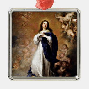 Unbefleckte Empfängnis Ornament Aus Metall