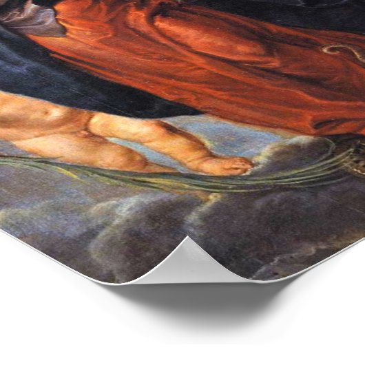 Unbefleckte Empfängnis - Peter Paul Rubens Poster (Ecke)