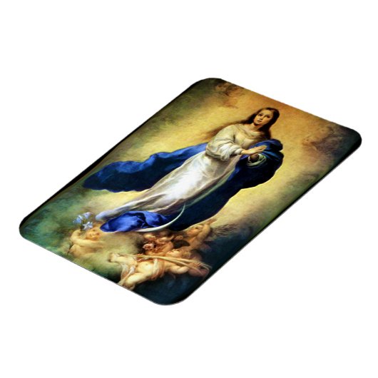 Unbefleckte Empfängnis von Jungfrau Mary - Murillo Magnet (Linke Seite)