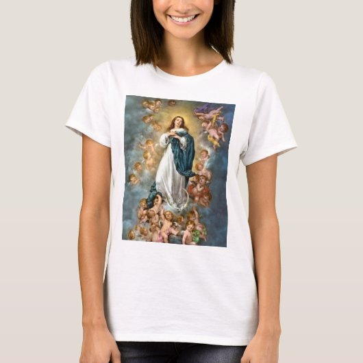 Unbefleckte Empfängnis von Mary T-Shirt (Vorderseite)