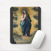 Unbefleckte Empfängnis von Zurbarán Mousepad (Mit Mouse)