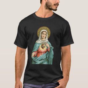 Unbefleckte ihn von Maria, unsere gesegnete Mutter T-Shirt