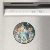 Unbefleckte Jungfrau Mary Angels Baby Jesus Magnet (In Situ (Geschirrspüler))