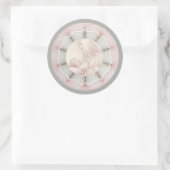 Unbefleckte Jungfrau Mary Baby Jesus Dekorationsgr Runder Aufkleber (Tasche)