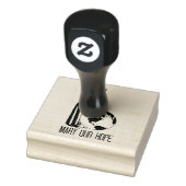 Unbefleckte Maria unsere Hoffnung Fatima Gummistempel (Stempel)