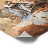 Unbeflecktes Bild der Empfängnis Poster (Ecke)