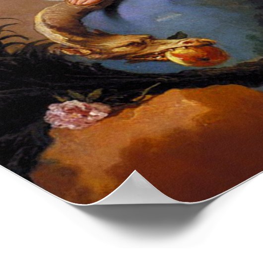 Unbeflecktes Conception-Poster Poster (Ecke)