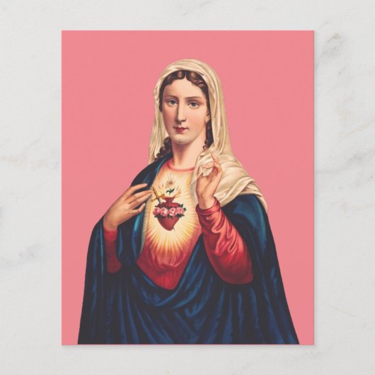 Unbeflecktes Herz der Jungfrau Mary (Vorderseite)